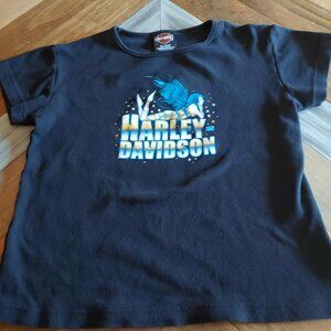Women's Black Harley-Davidson crew neck tee